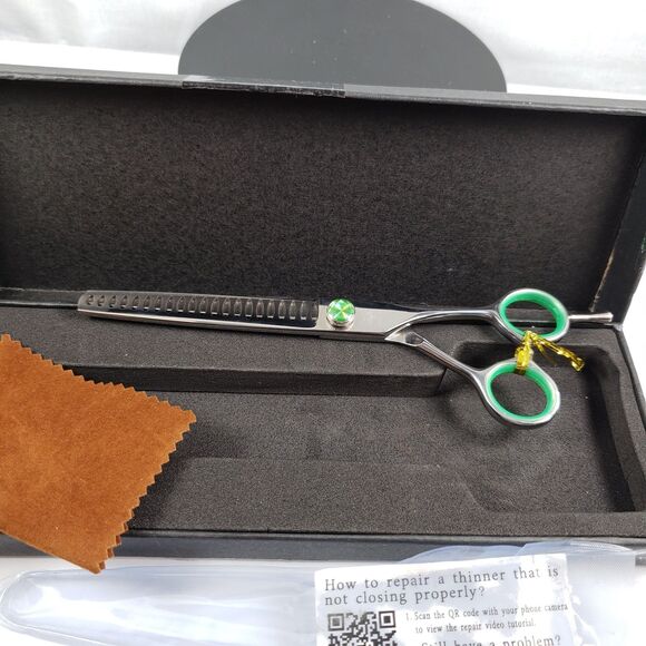 Professional Barber Hair Cutting Scissors/Shears (7-Inches) Stainless Steel - Picture 2 of 16